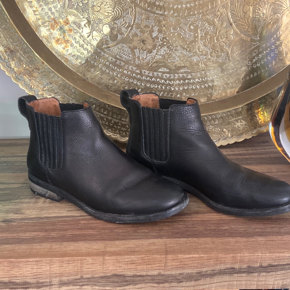 Madewell Black Leather Boots
